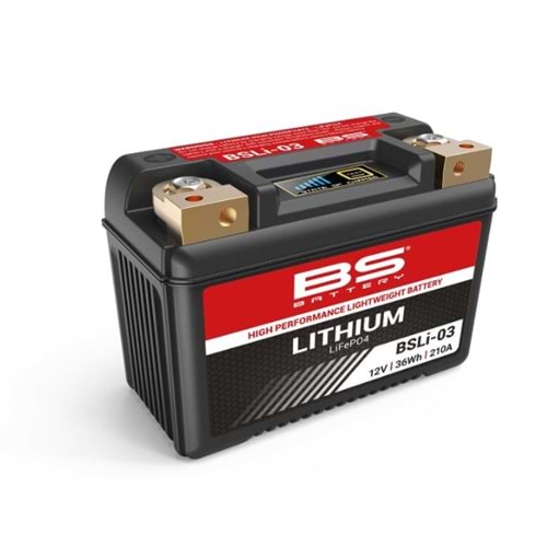 BS BATTERY BSLI-03 LİTYUM AKÜ Lithium-Ion Battery
