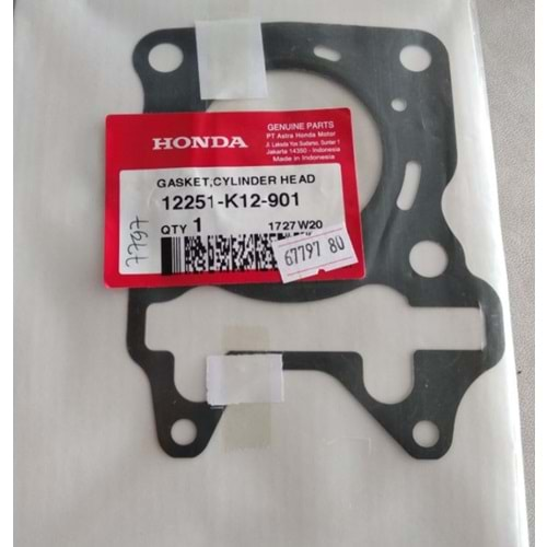 HONDA PCX 125 14-19 SİLİNDİR ÜST CONTA 12251-K12-901