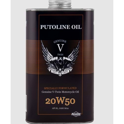 1 L tin Putoline Genuine V-Twin 20W-50 74110