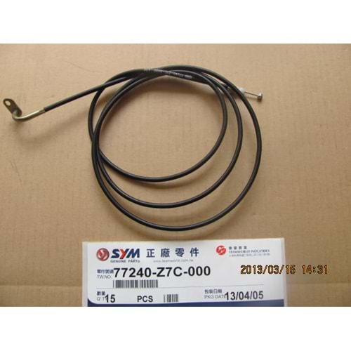 SYM X -PRO 125 SELE AÇMA KAPAMA KİLİT TELİ 77240-Z7C-000