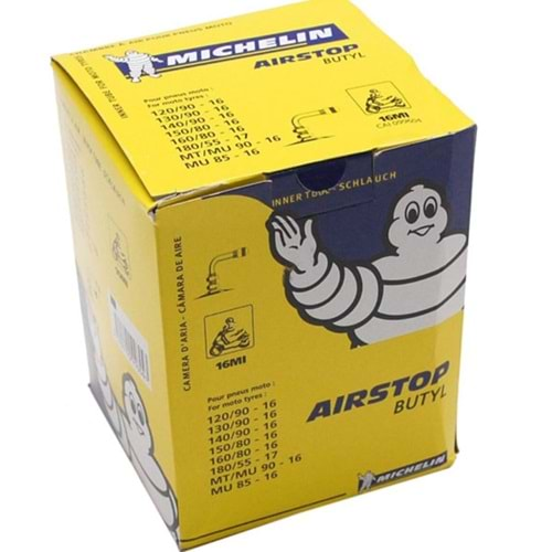 Michelin 16 MI (130/90-16;140/90-16;150/80-16;160/80-16) (L) İç Lastik (EĞRİ SÜBAP)