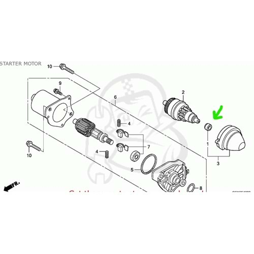 HONDA SPACY 110 MARŞ BURCU 11205-GW3-980 (ADET FİYATIDIR)