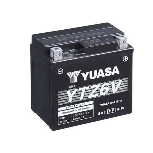 YUASA YTZ6V MOTOSİKLET AKÜSÜ