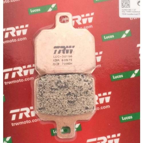 TRW MCB700SH Ön Fren Balatası | Yüksek Performanslı Motosiklet Fren