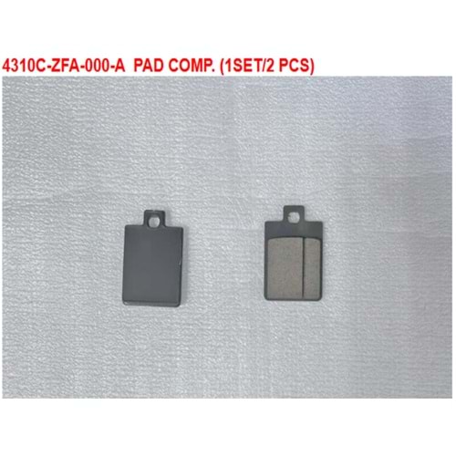 SYM JET 14 EVO 200 ARKA FREN BALATASI 4310C-ZFA-000-A