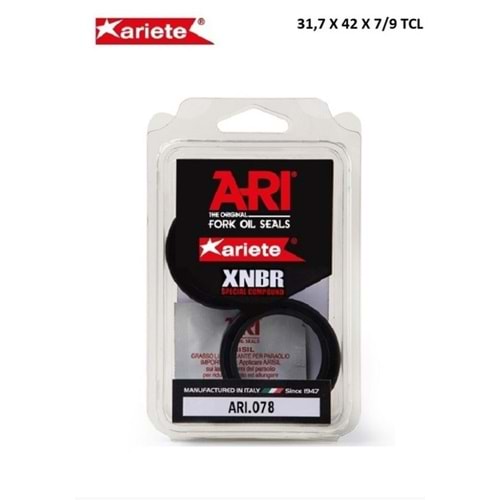 ARIETE ARI.078 ÖN AMORTİSÖR YAĞ KEÇESİ 31,7 X 42 X 7/9 TEK YAYLI