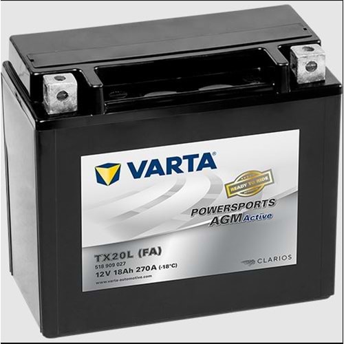 VARTA TX20L FA 12V18Ah AKÜ