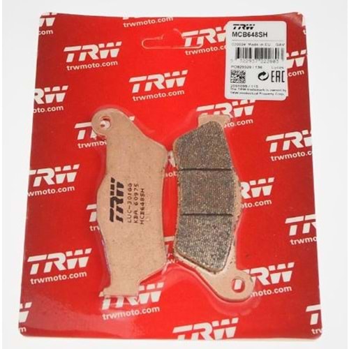 TRW MCB648SH APRILIA SRV850 BMW F750 GS R NINE T DUCATI MULTISTRADA 1200/1260 GILERA GP 800 NEXUS 500 HARLEY DAVIDSON DYNA STREET 750 SPORSTER 883 / 1200 KTM ADVENTURE 1190/1290 TRIUMPH TİGER 800 YAMAHA XT660
