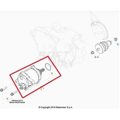 BETA MARŞ MOTORU RR XTRAİNER ORJİNAL 026070118000