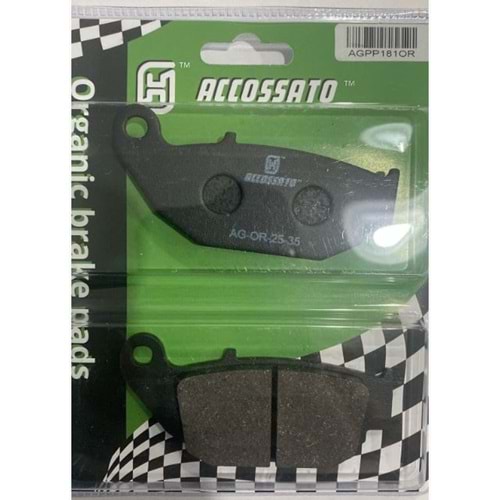 HONDA CBR 250 CRF 250 ARKA FREN BALATASI ACCOSSATO AGPP181OR