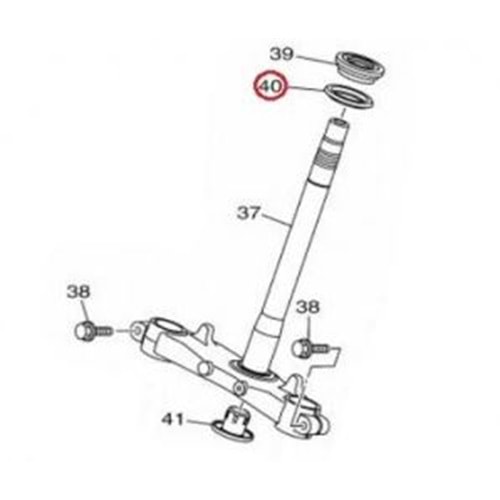 YAMAHA X MAX 250 18-22 ÖN MAŞA FURÇ TOZ KEÇESİ 3FV-23462-00