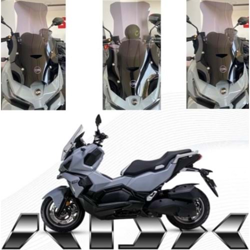 SYM ADX 125 ÖN TUR CAMI ORJ. FÜME SYMAKSADX001