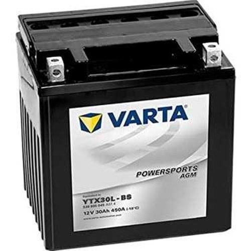 VARTA TX30L-BS POWERSPORTS AGM YTX30L-BS 12V301Ah 450A AKÜ