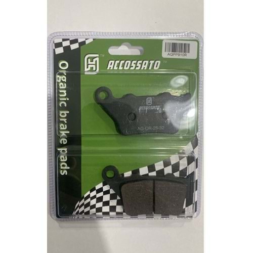 ACCOSSATO AGPP91OR ORGANİK FREN BALATASI