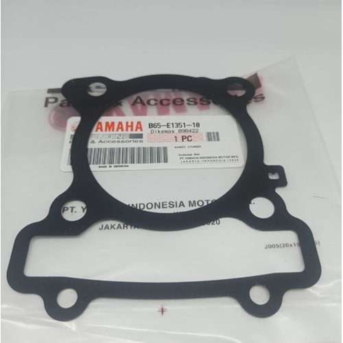 Orijinal NMAX 125 2015-2020 Silindir Alt Conta B65-E1351-10