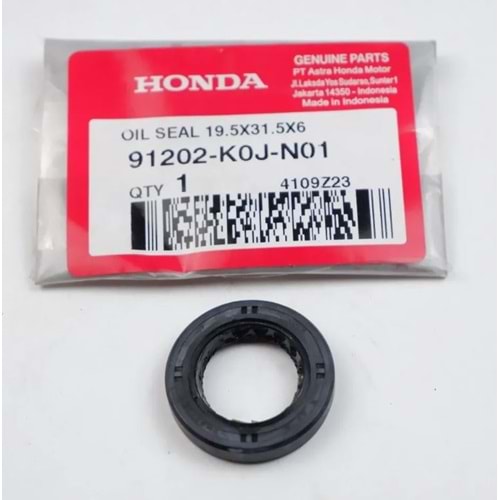 HONDA DİO 110 SOL KRANK KEÇESİ ORJİNAL 19,5X31,5X6 (91202-K0J-N01)