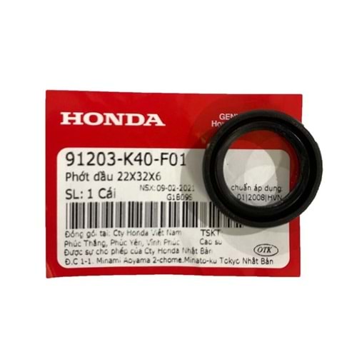 HONDA SH 125 SAĞ KRANK KEÇESİ ORJ. 22X32X6 91203-K40-F01