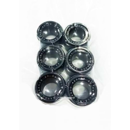BANDO BWR-017 23X18mm 20gr TAHRİK SETİ BAGA TAKIMI 6LI