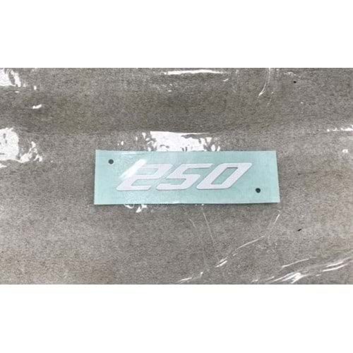 SYM YAZI STİCKER 250 BEYAZ TON Yazı Sticker SOL 87132-LL1-000-T3