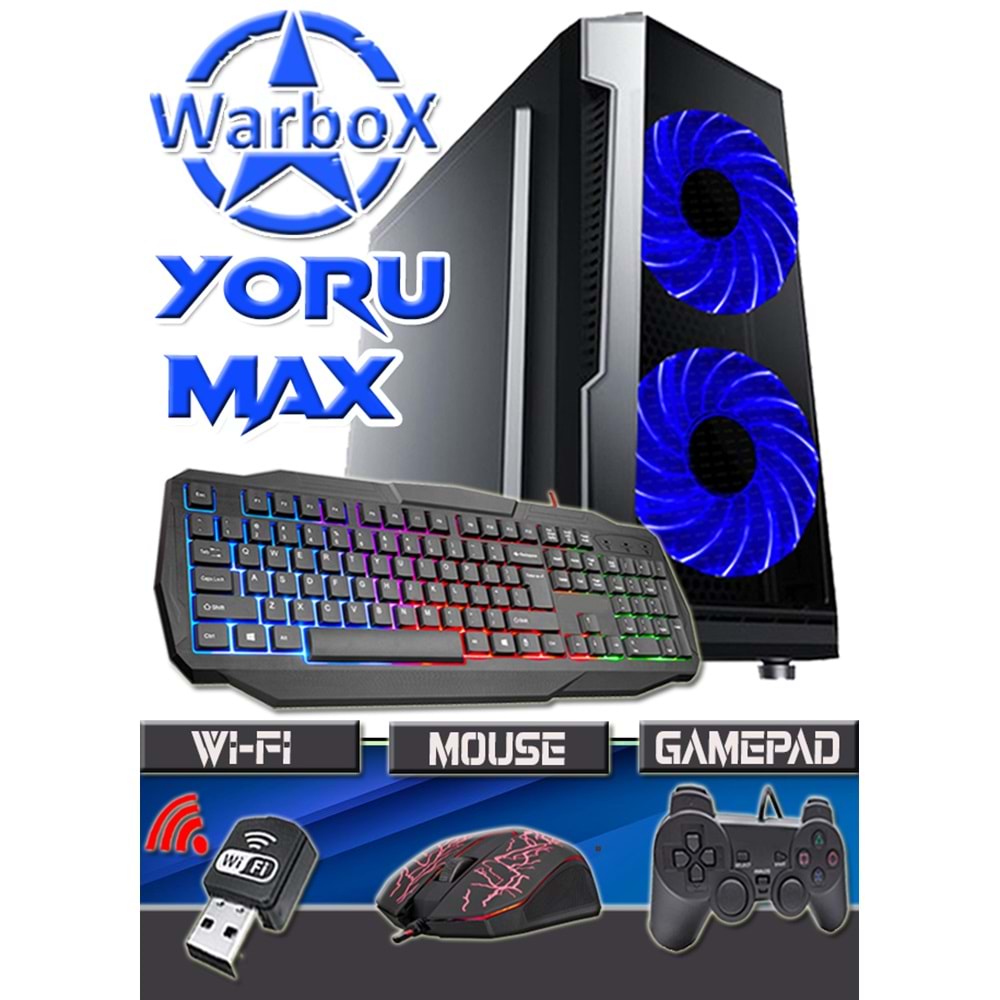 Warbox Yoru Max Ryzen3 1200 16GB Ram 512gb Ssd R7 240-4gb E.Kartı