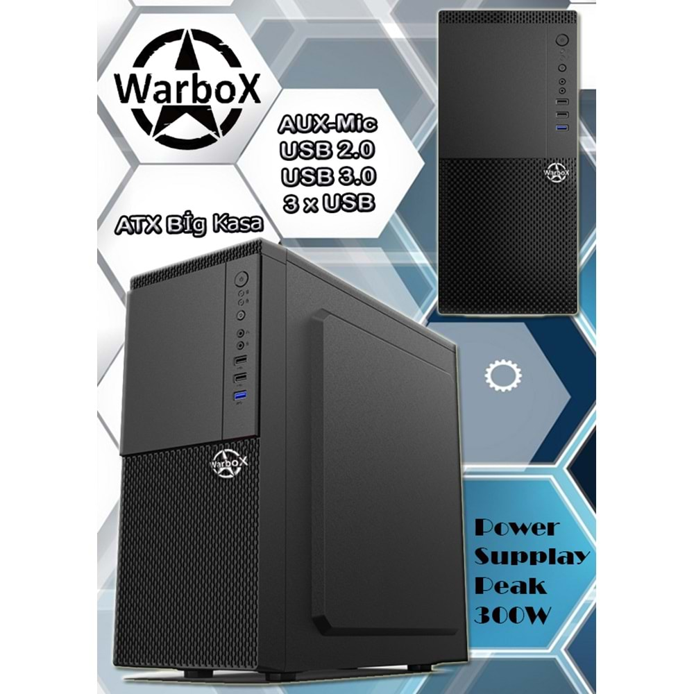 Warbox Phoenix Pro i5 3450 8gb Ram 256gb Ssd R7 240/4GB E.Kartı 19.5 FHD Monitör