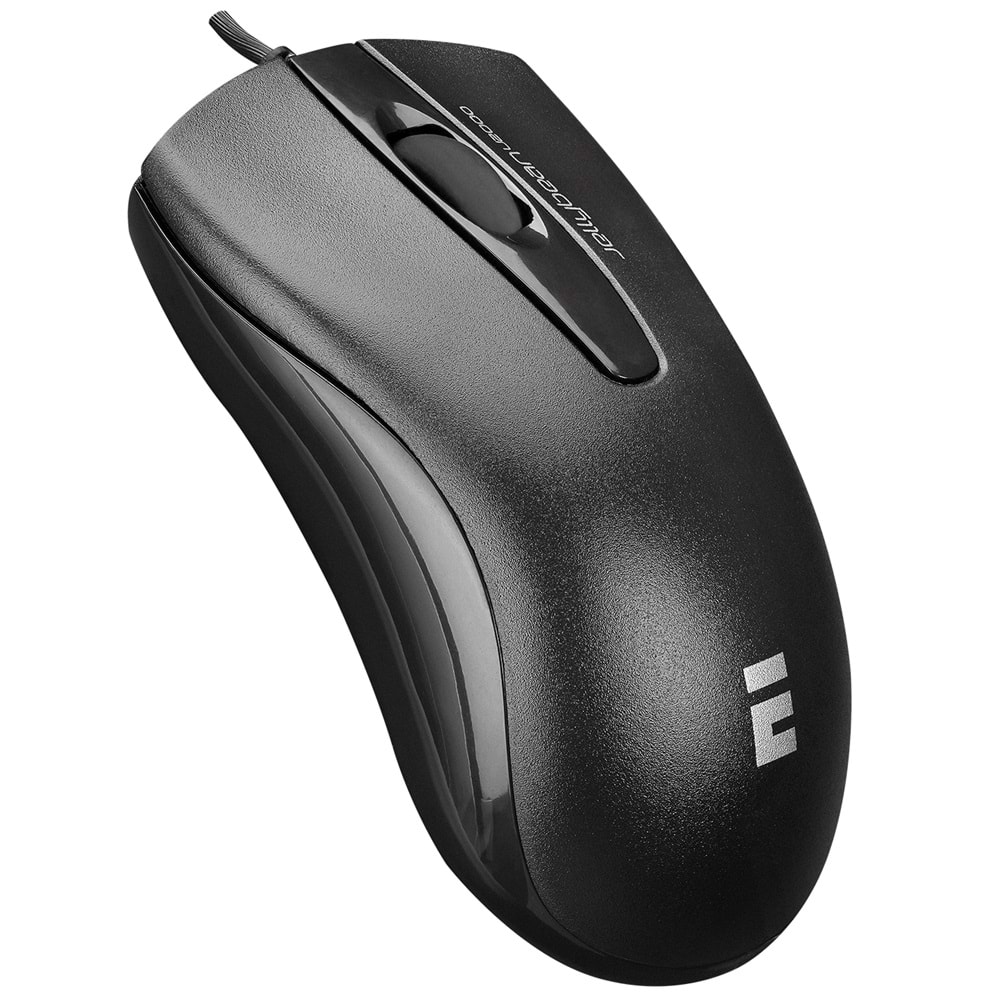 Everest KM-01K Siyah Kablolu Usb Yuvarlak Tuşlu 3D Mouse Combo Türkçe Klavye + Mouse Set