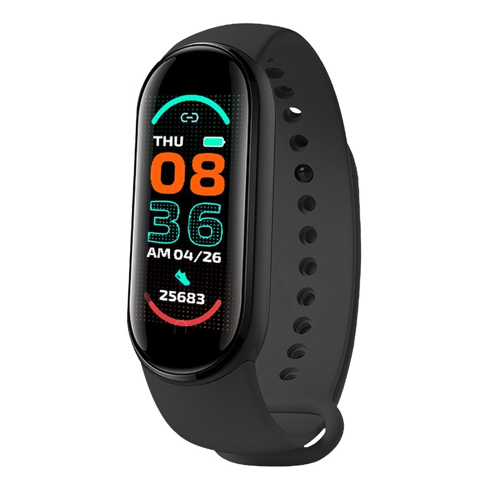 Everest EVER FIT W22 Android/IOS Smart Watch 110mAh Kalp Atışı Sensörlü Siyah Akıllı Bileklik & Saat