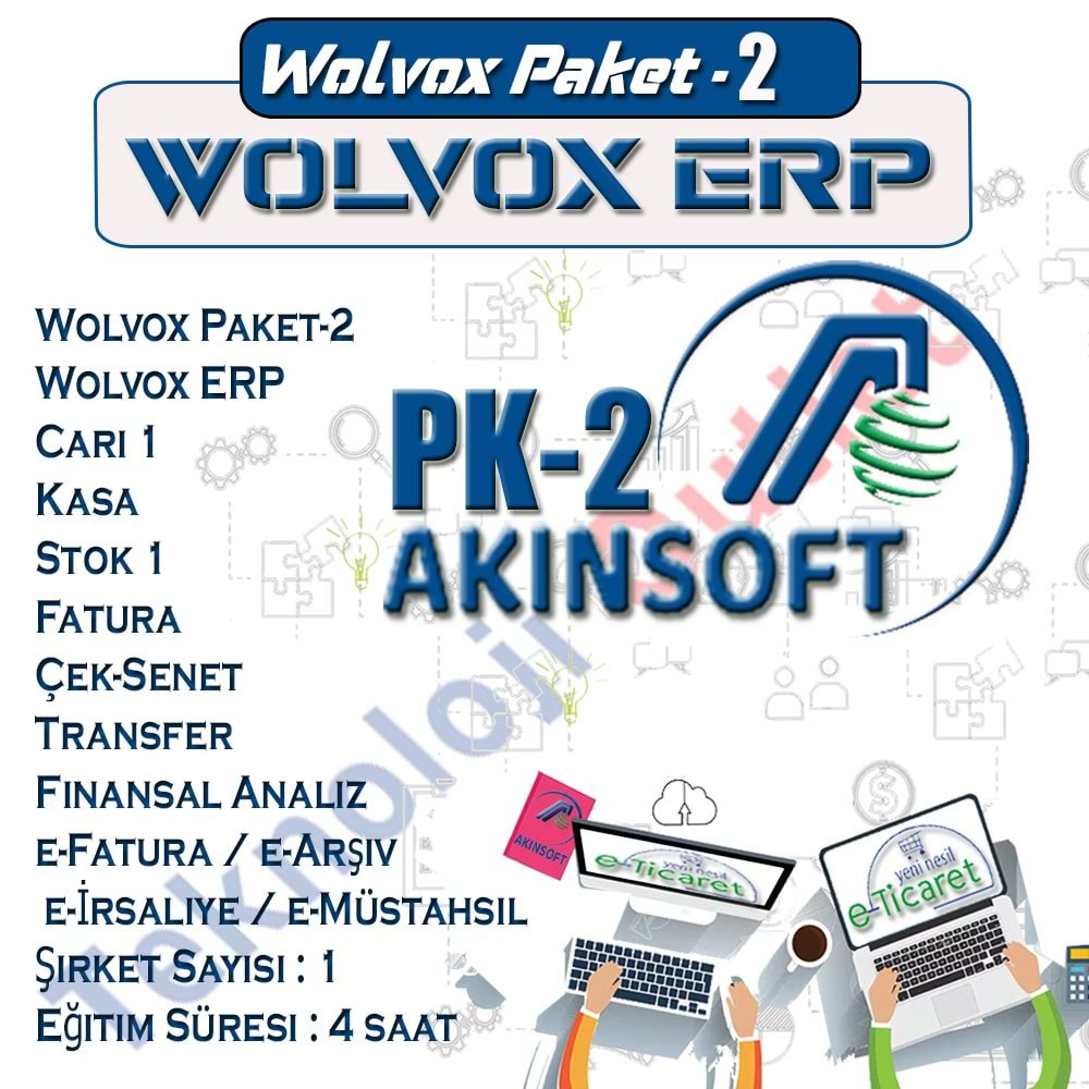 AkınSoft Wolvox ERP / Wolvox Paket-2