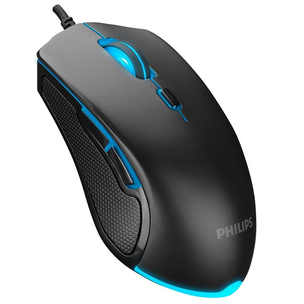 Philips SPK9404 Usb 6 Tuşlu Siyah 800/1000/1600/2400dpi Gaming Oyuncu Mouse