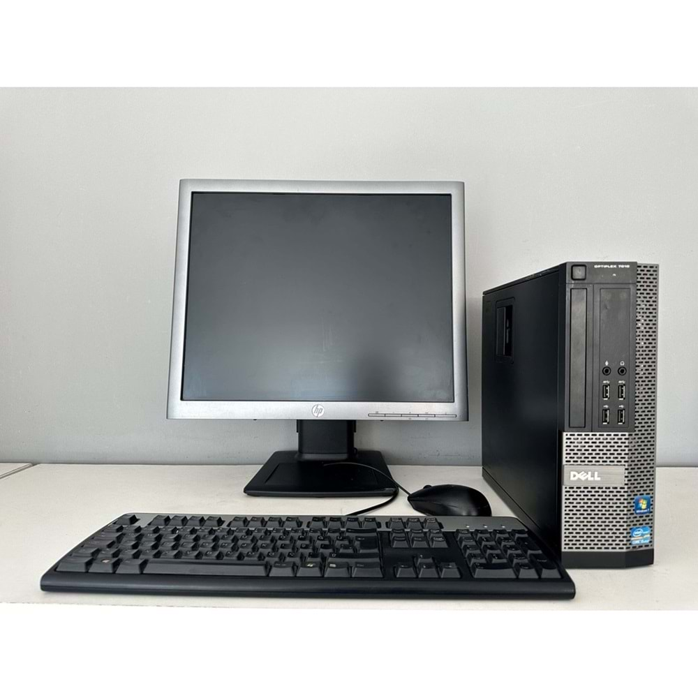 Dell OptiPlex 7010 Slim / i5-3470s 3.20Ghz / 8Gb Ddr3 / 128Gb SSD / 2. EL BİLGİSAYAR / HP 19