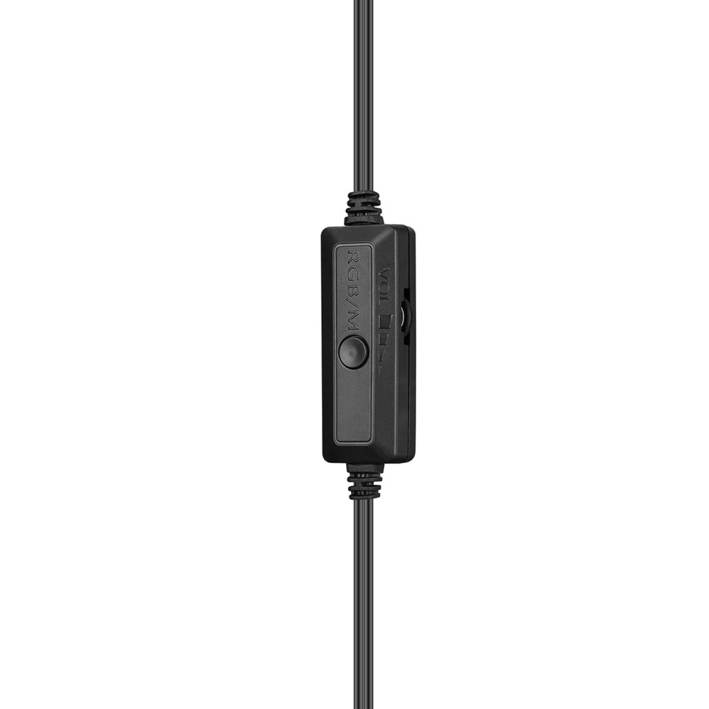 Mikado MD- S26 JOY 2.0 Multimedia 3W*2 Siyah USB RGB Işıklı Gaming Speaker Hoparlör