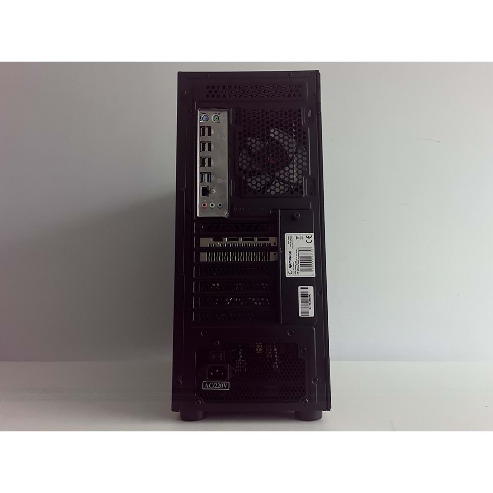 Rampage Infinity XEON E5 2670+XEON E5 2670 128Gb Ram 512M2 SSD RX 580 E.Kartı 600W Power Supply