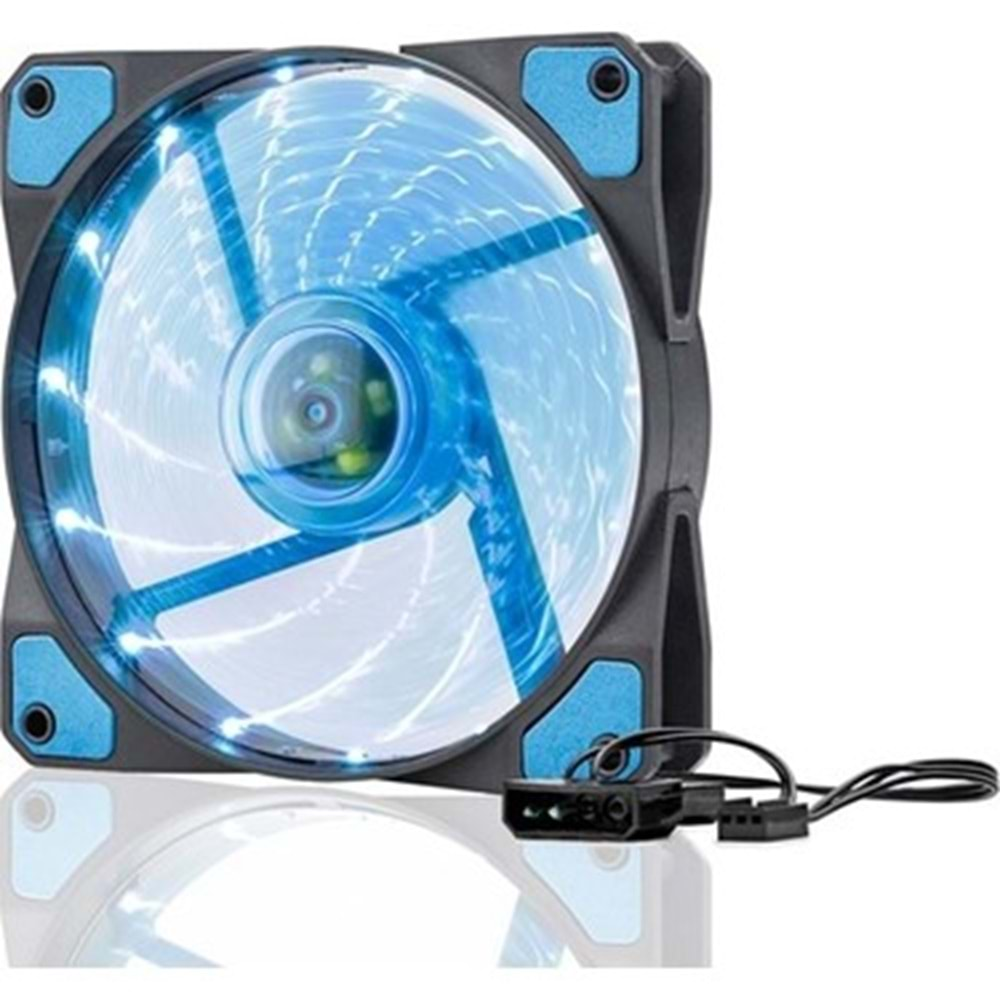 Hadron HN2540 Kasa Mavi Fanı Ledli Performans 12CM