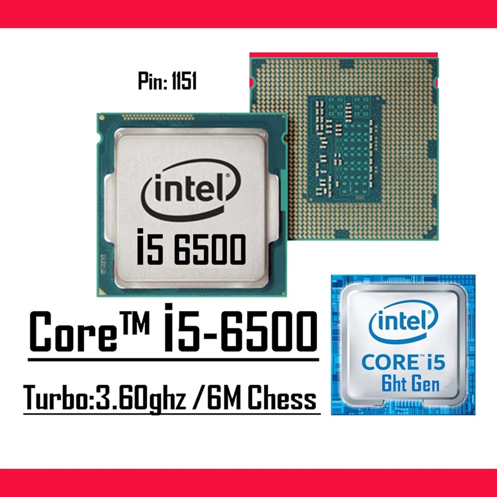 Intel® Core™ i5 6500 6M Cache, up to 3.60 GHz