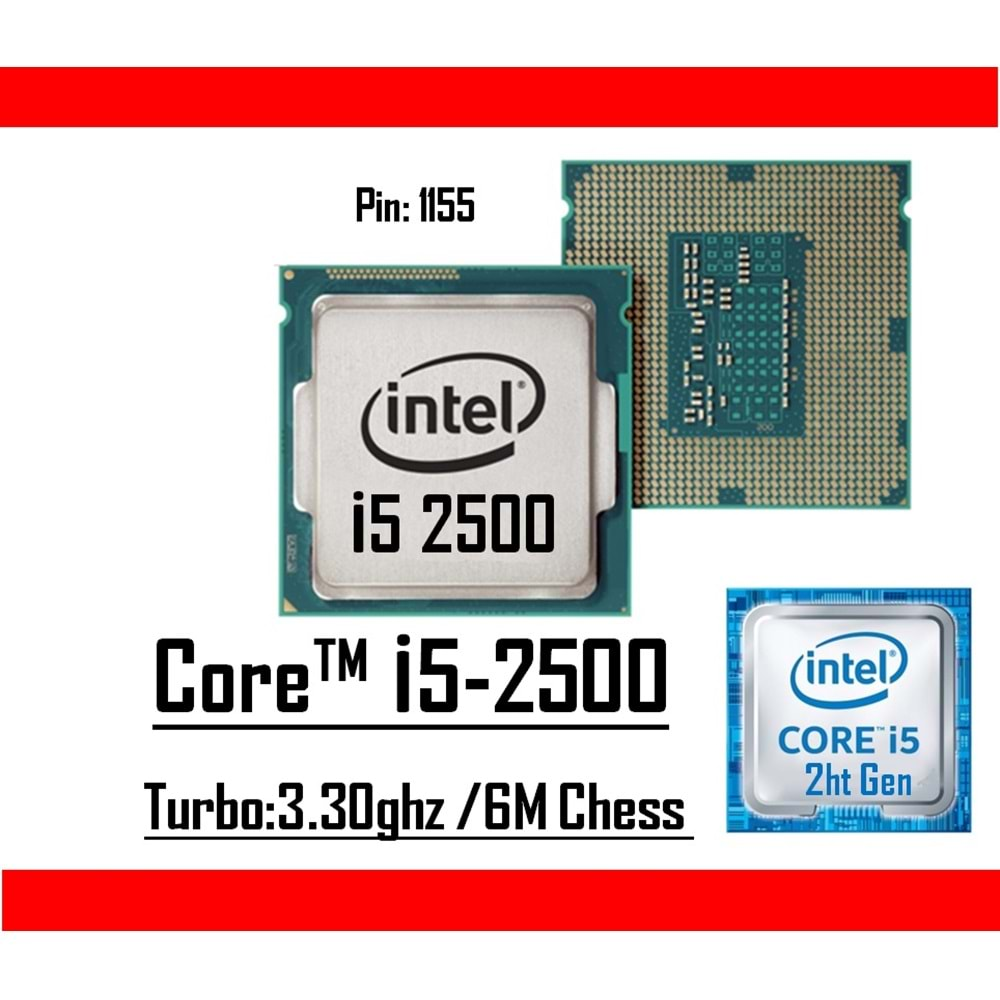 Intel® Core™ i5 2500 3.30Ghz 6MB Cache LGA 1155