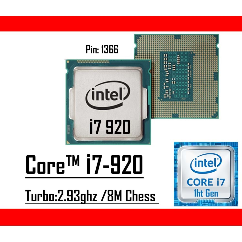 Intel® Core™ i7 920 2.66Ghz 8MB Cache LGA 1366