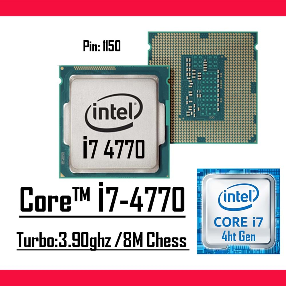 Intel® Core™ i7 4770 8M Cache, up to 3.90 GHz