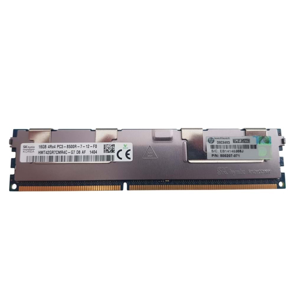 Skhynix 16GB 4RX4 PC3-8500R-07-12-F0 ECC Server Ram