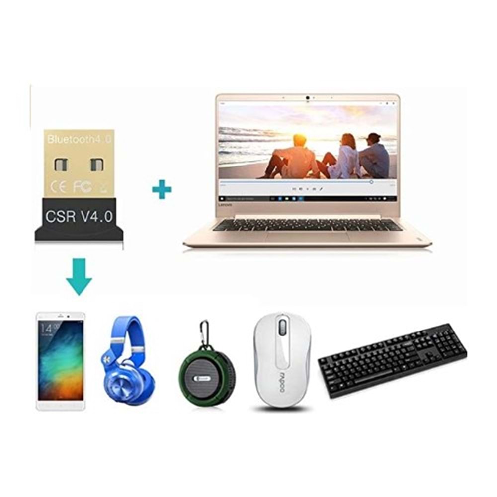 Hadron HR-7200 Dongle Bluetooth 4.0 usb Alıcı