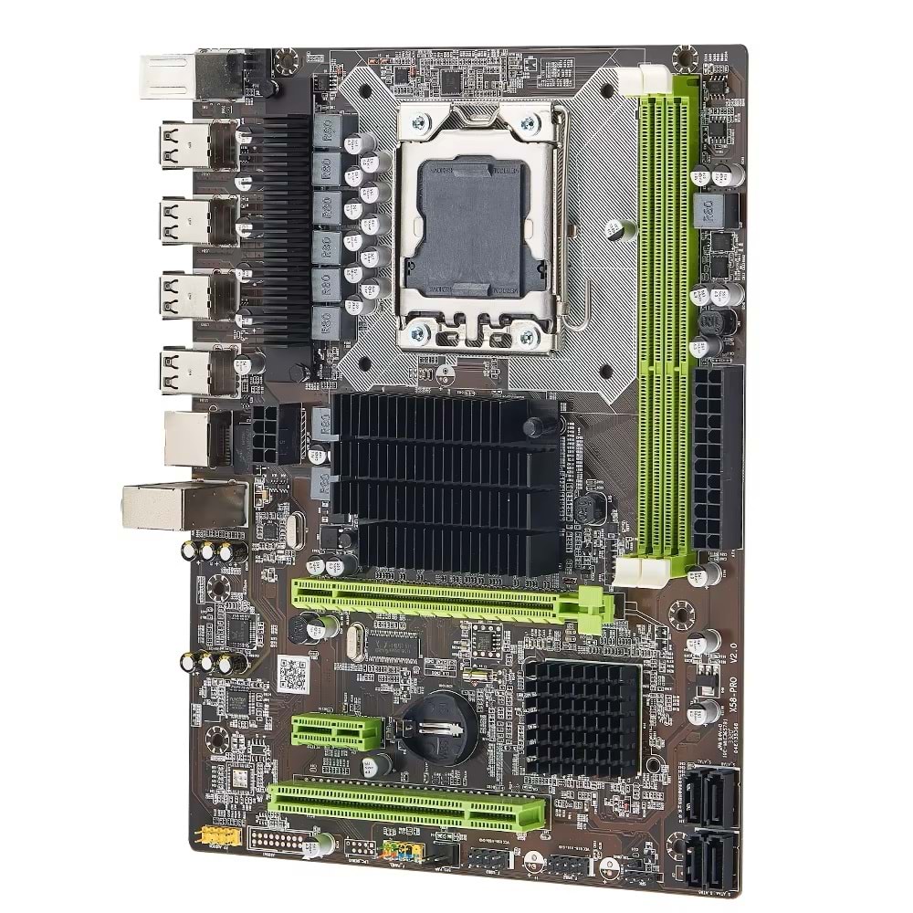 Warbox MDJ-X58AGN ATX Sata Ddr3 1600MHz Usb 2.0 Ses G.Lan 1366P Anakart