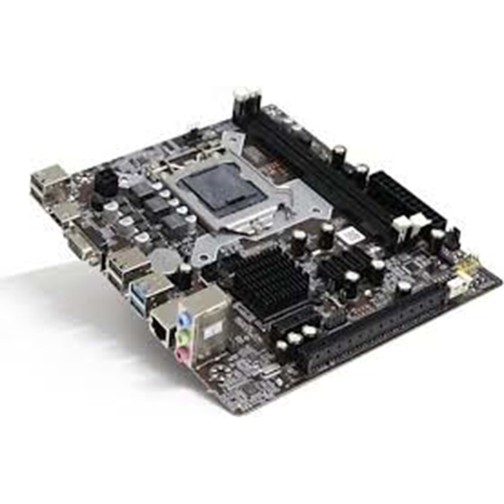 Turbox Work Team H81 M.2 SATA DDR3 1600 MHz USB 2.0 VGA HDMI SES G.LAN 1150p 4.GEN Anakart