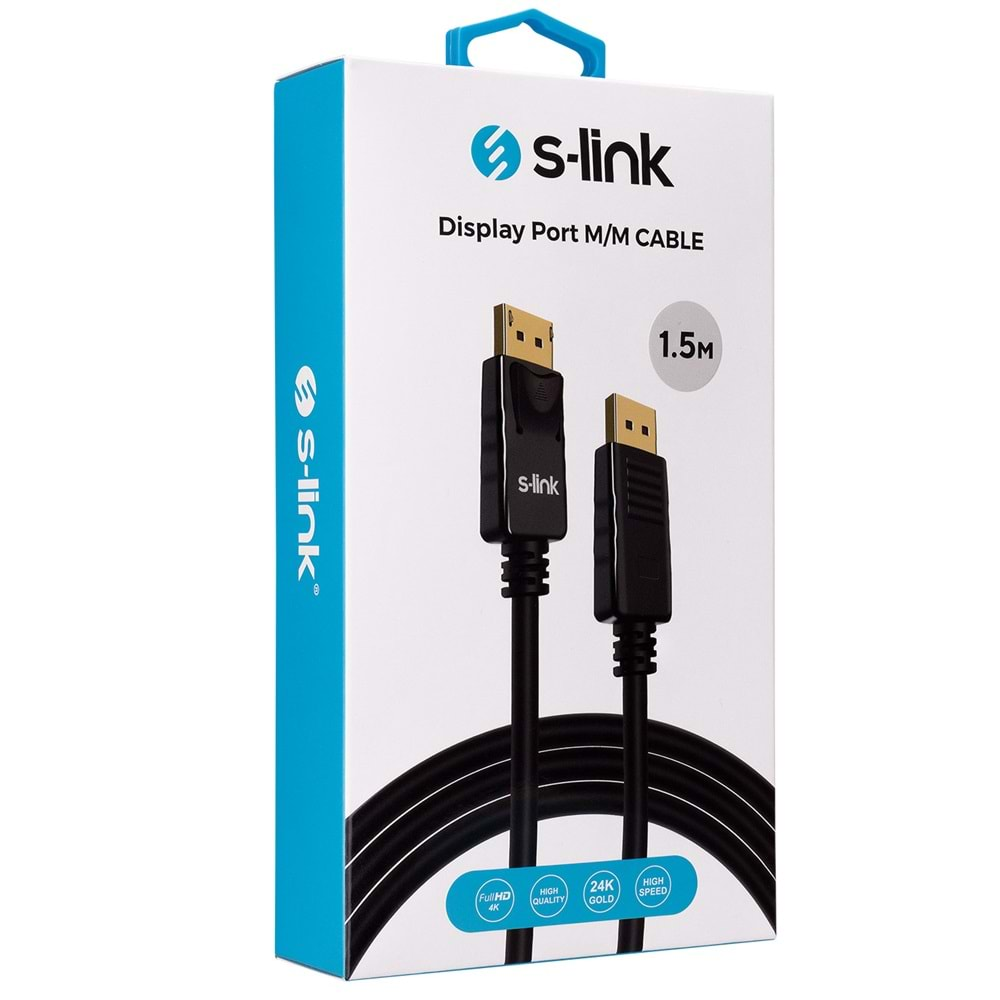 S-Link SLX-460 1.5m Display Port M/M Kablo