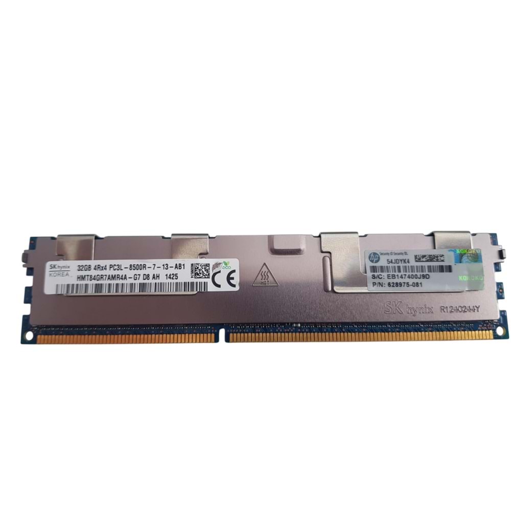 Skhynix 32GB 4RX4 PC3-8500R-07-13-AB1 ECC Server Ram