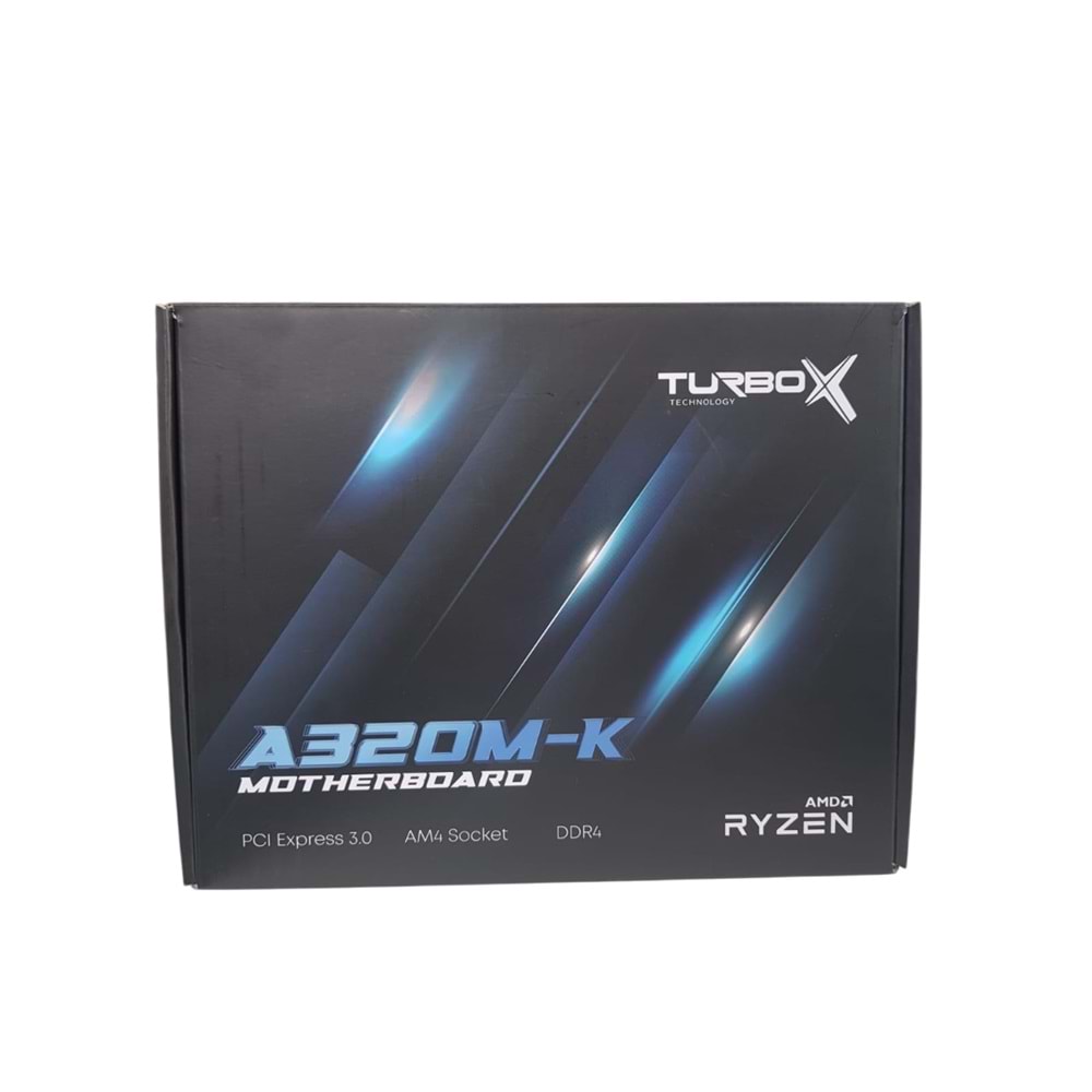 Turbox A320 Sata,M2 Ddr4 3000MHZ Usb 3.0 Vga Hdmi Ses G.Lan AM4 Anakart