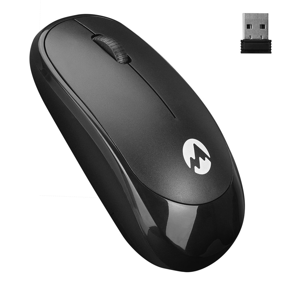 Everest KB-BT72 ELITE Black Metalik Kablosuz Q Klavye + Mouse Set