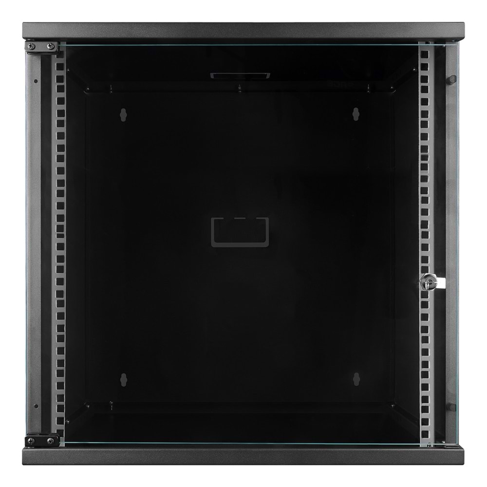 S-link SL-U12 Yeni Nesil 12U Soho Rack Kabin W 530mm D 400mm Siyah