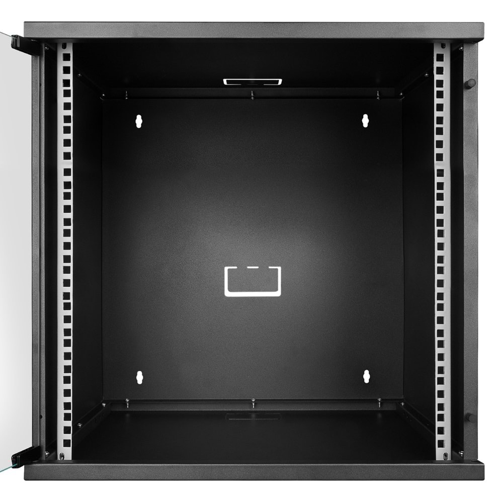S-link SL-U12 Yeni Nesil 12U Soho Rack Kabin W 530mm D 400mm Siyah