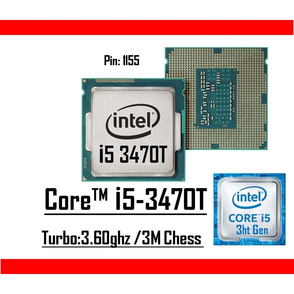 Intel® Core™ i5 3470T 3M Cache, up to 3.60 GHz