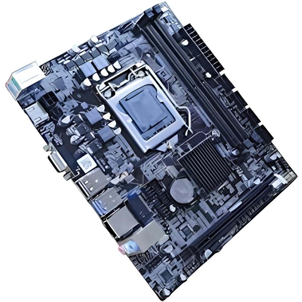 Turbox H510P V1.1 (Z590) Sata,M2 Ddr4 3200MHz Usb3.0 Dp Hdmi Ses G.Lan 1200 Anakart