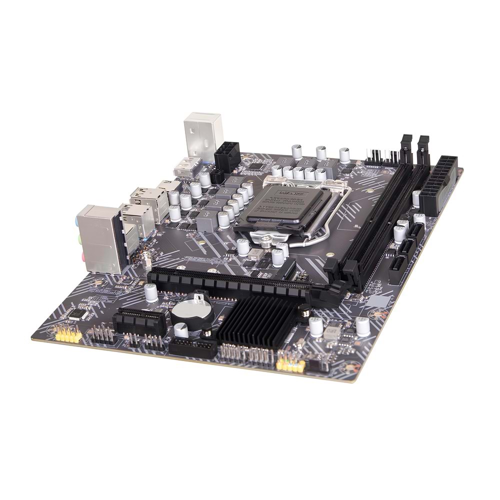 Turbox H510P V1.1 (Z590) Sata,M2 Ddr4 3200MHz Usb3.0 Dp Hdmi Ses G.Lan 1200 Anakart